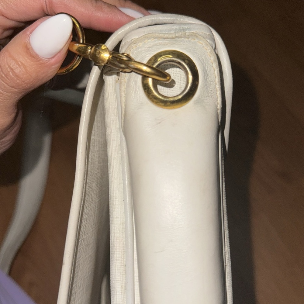 Vintage white shoulder bag - Picture 10 of 11